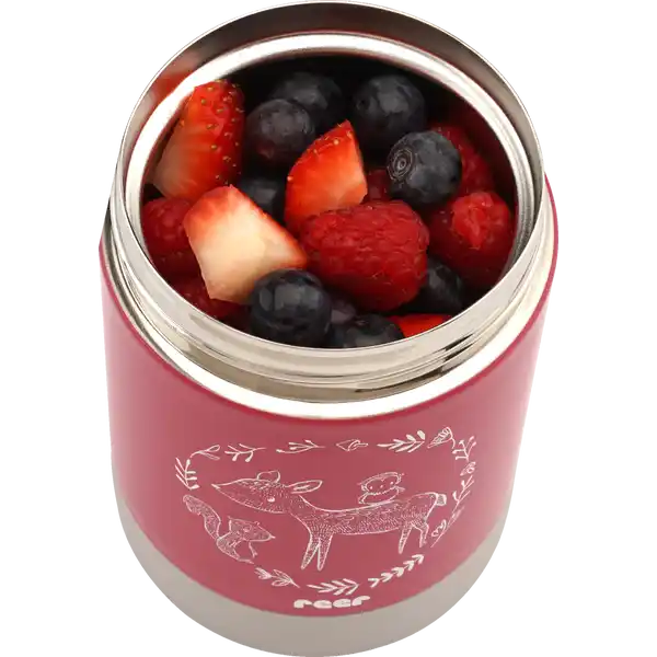 ColourDesign Edelstahl-Warmhaltebox, 300 ml Beerenrot