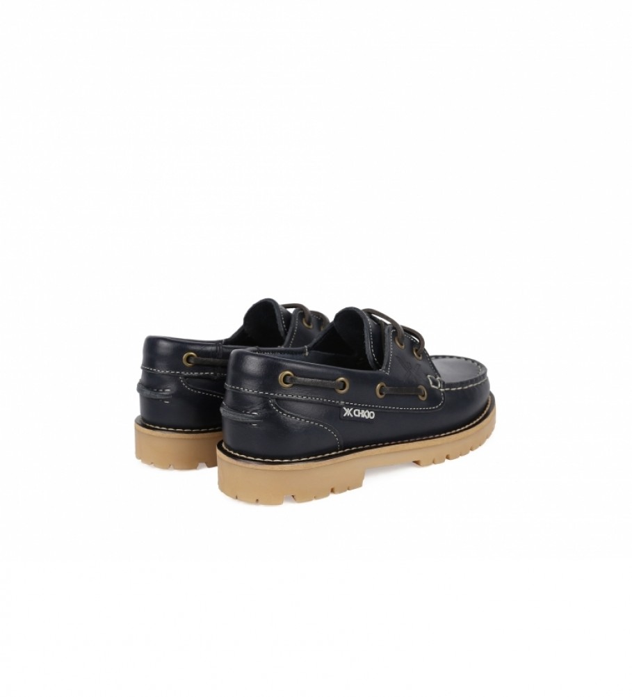 Chiko10 Nuticos couro infantil 01 azul marinho