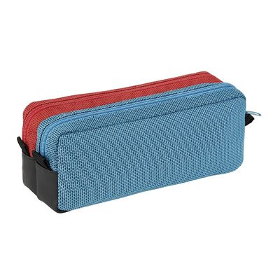 Trousse rectangulaire Maya - 2 compartiments - multicolore - Viquel