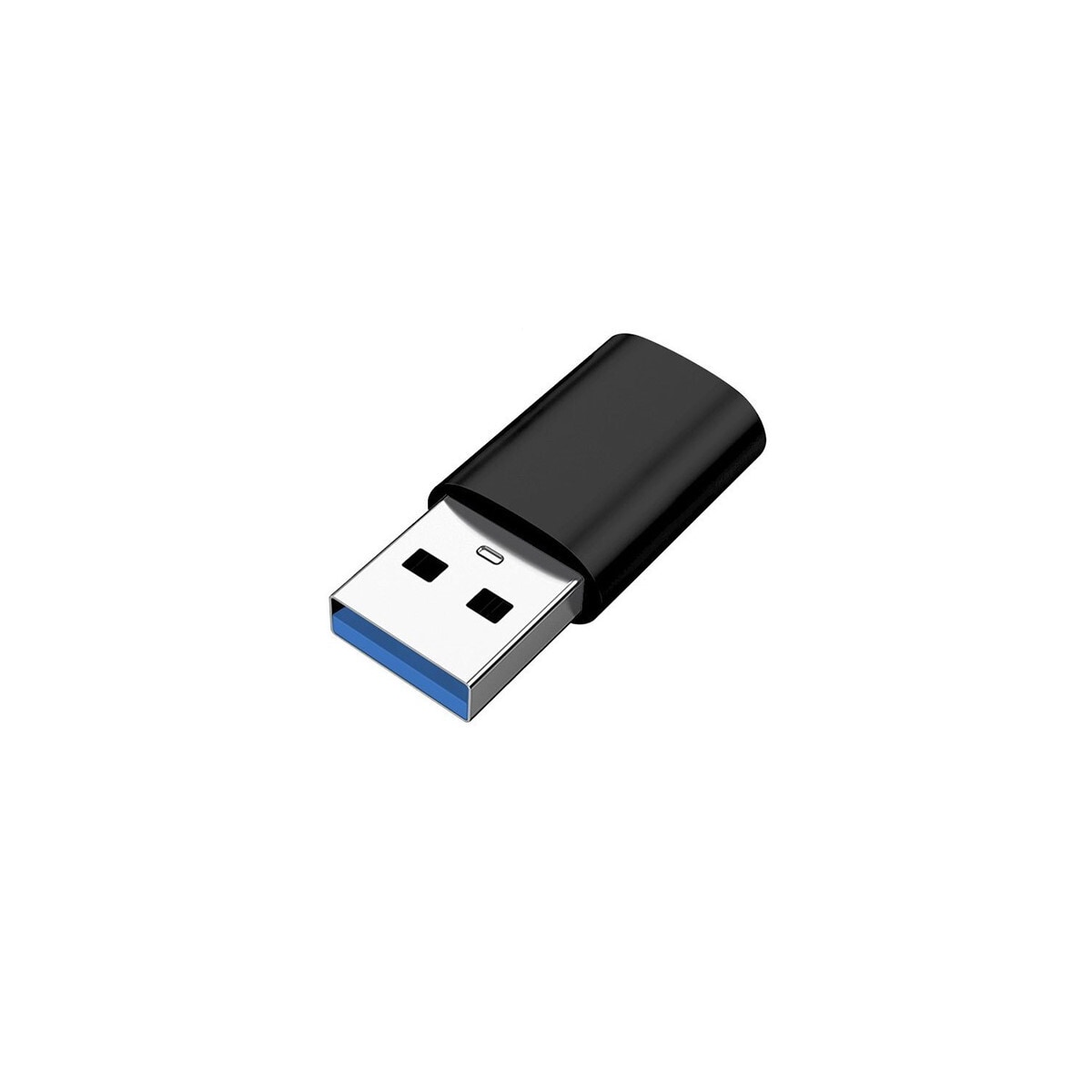 USB 3.0 (hann) til USB-C (hun) adapter Sort