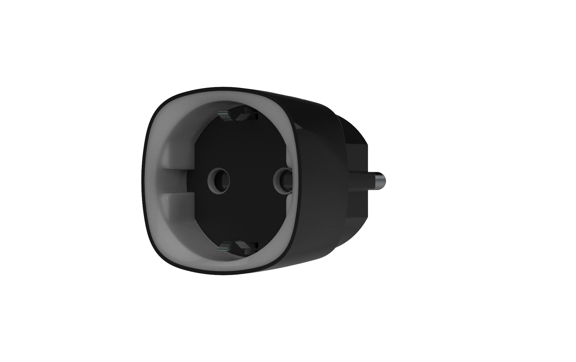 Smartplug Socket (type F) Jeweller Schwarz<br>Intelligente Steckdose