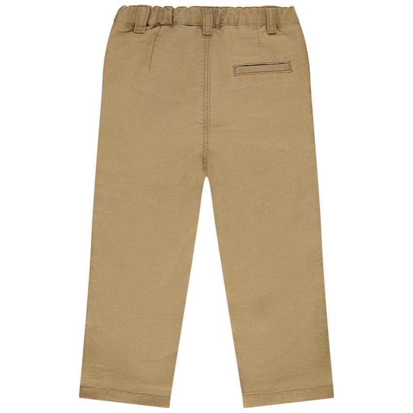 Pantalon en toile armurée pour bébé garçon - Moutarde