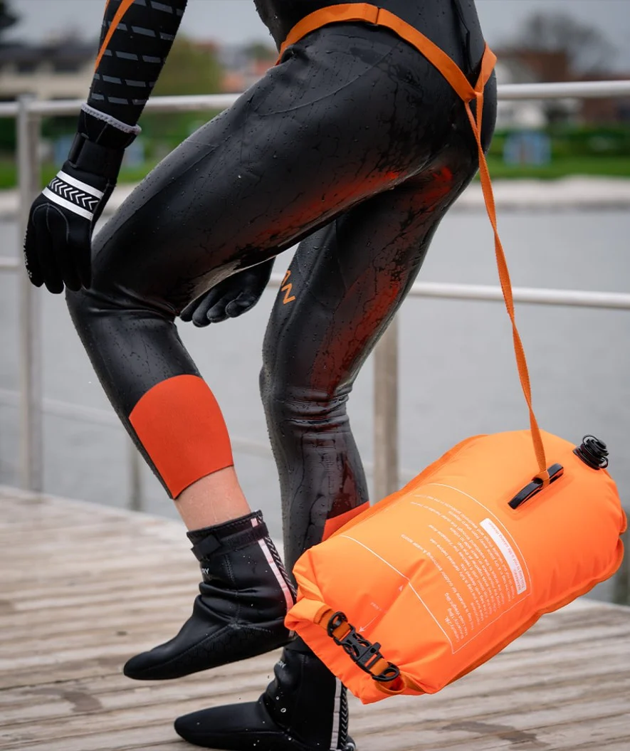 Watery havtaske - Swim Buoy & Dry Bag 28L - Gul