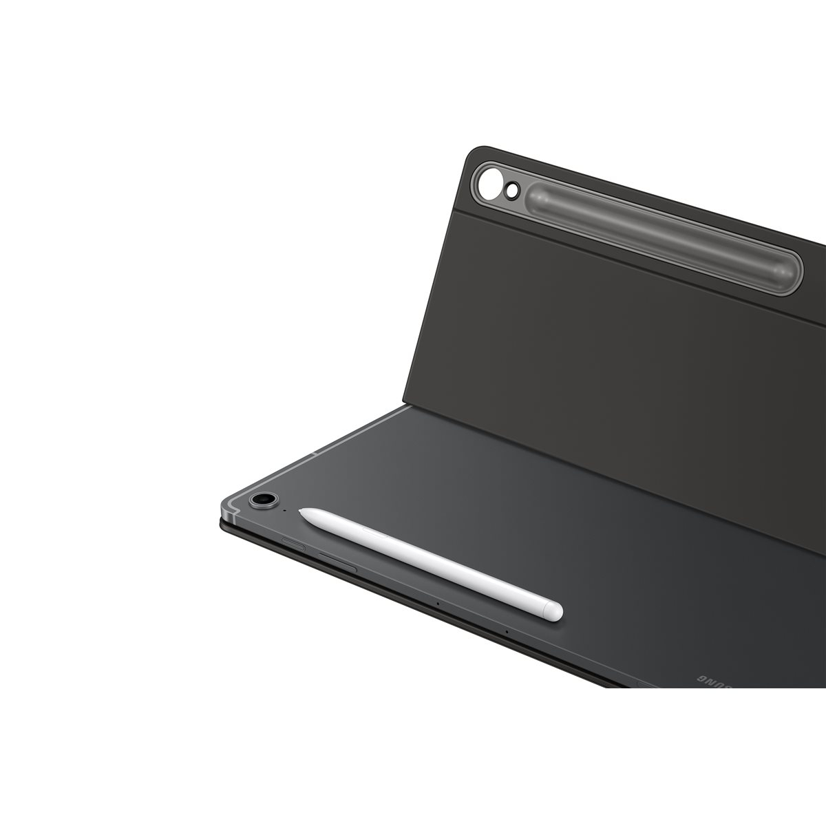 Galaxy Tab S10 FE  Plus Keyboard Slim Tastatur Case (CH Layout) Book Cover Hülle (EF-DX620BBEGSW) - Schwarz