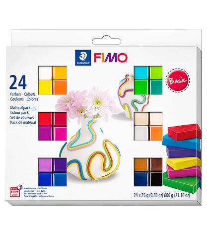Staedtler FIMO Modellervoks - Soft - 24x25 g - Basic