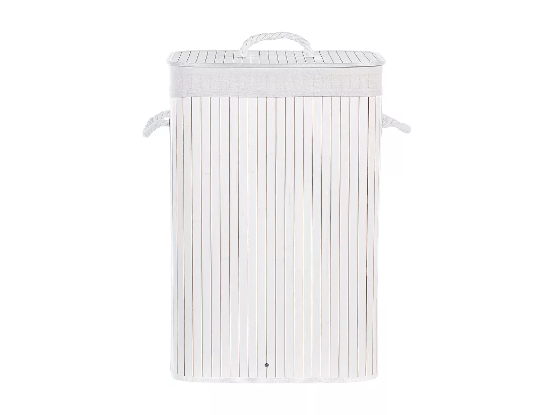 Panier en bambou blanc 60 cm KOMARI