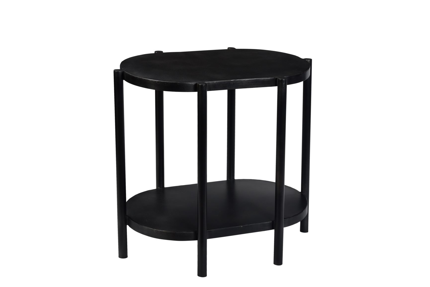 Bijzettafel Bologna Zwart 60-52-38