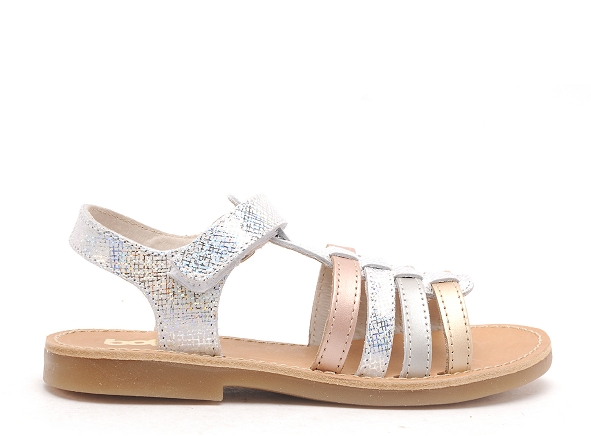 Bopy nu pieds enfant elbossa argent