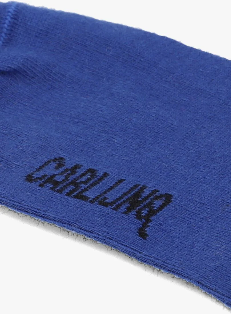 CARLIJNQ donkerblauwe carlijnq sokken smilies - socks