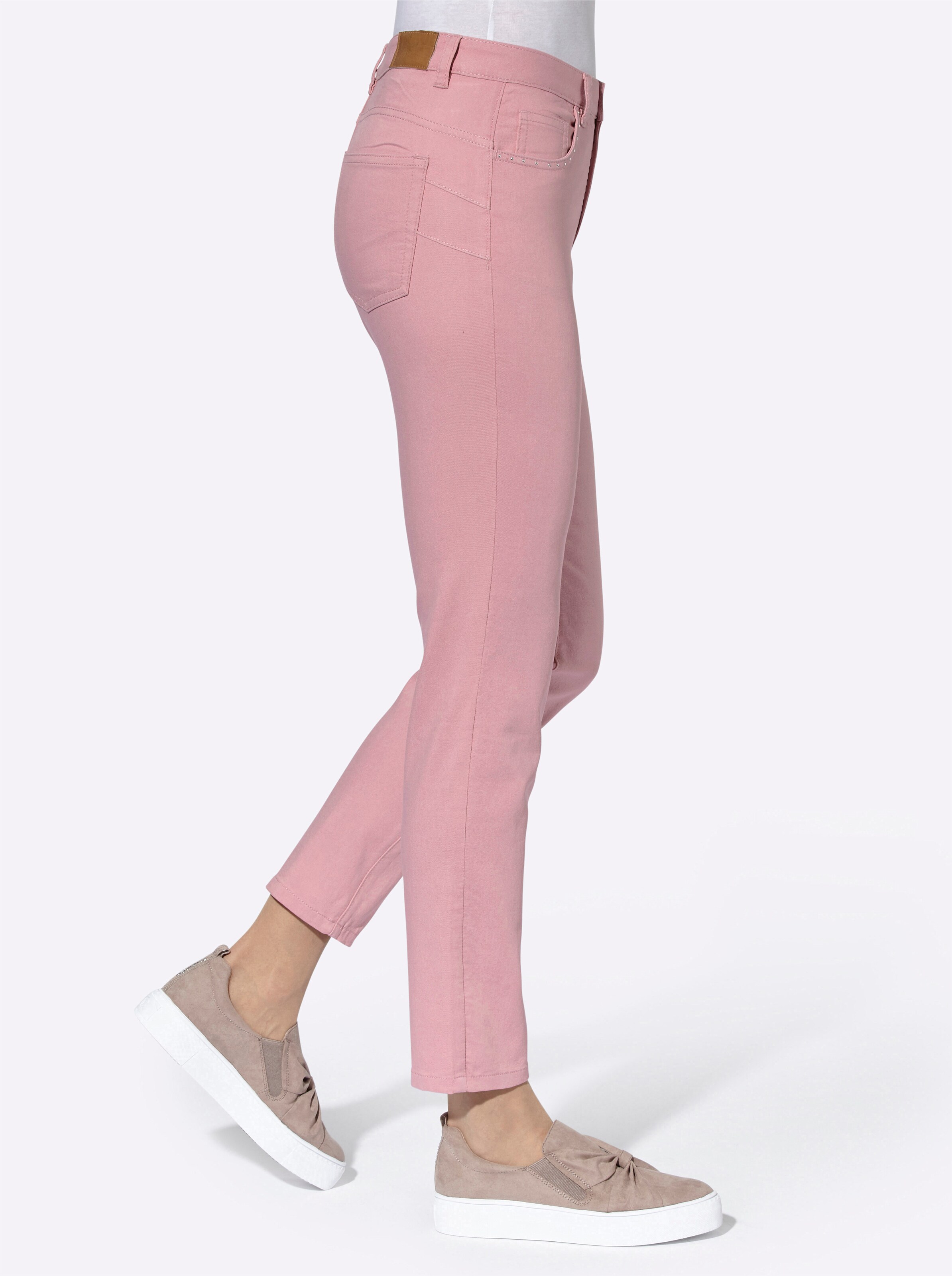 Push-up-Jeans in hortensie