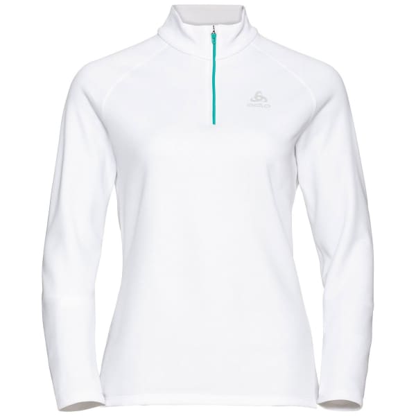 Sweat polaire ODLO MIDLAYER 1/2 ZIP BESSO WHITE