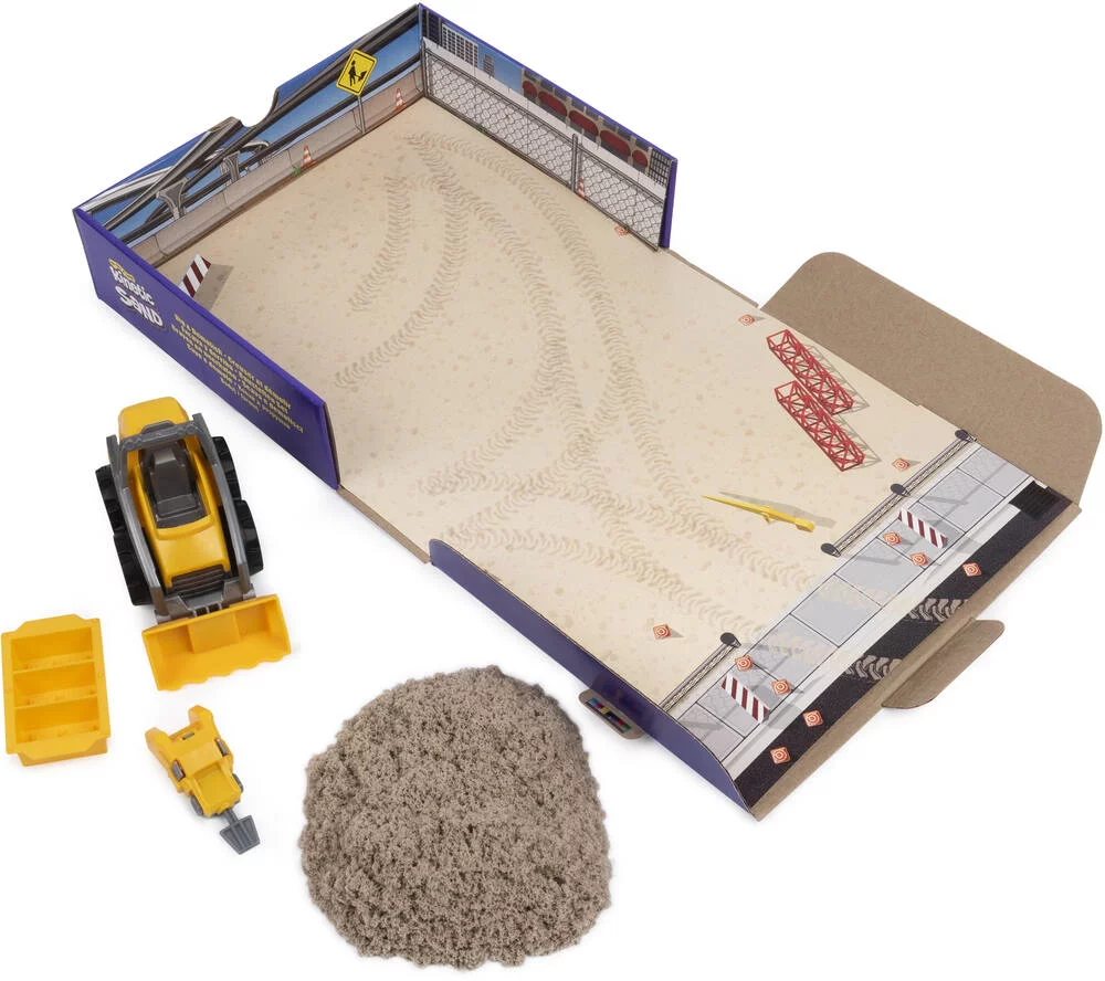 KINETIC SAND - COFFRET CHANTIER CREUSER ET DEMOLIR 454 G