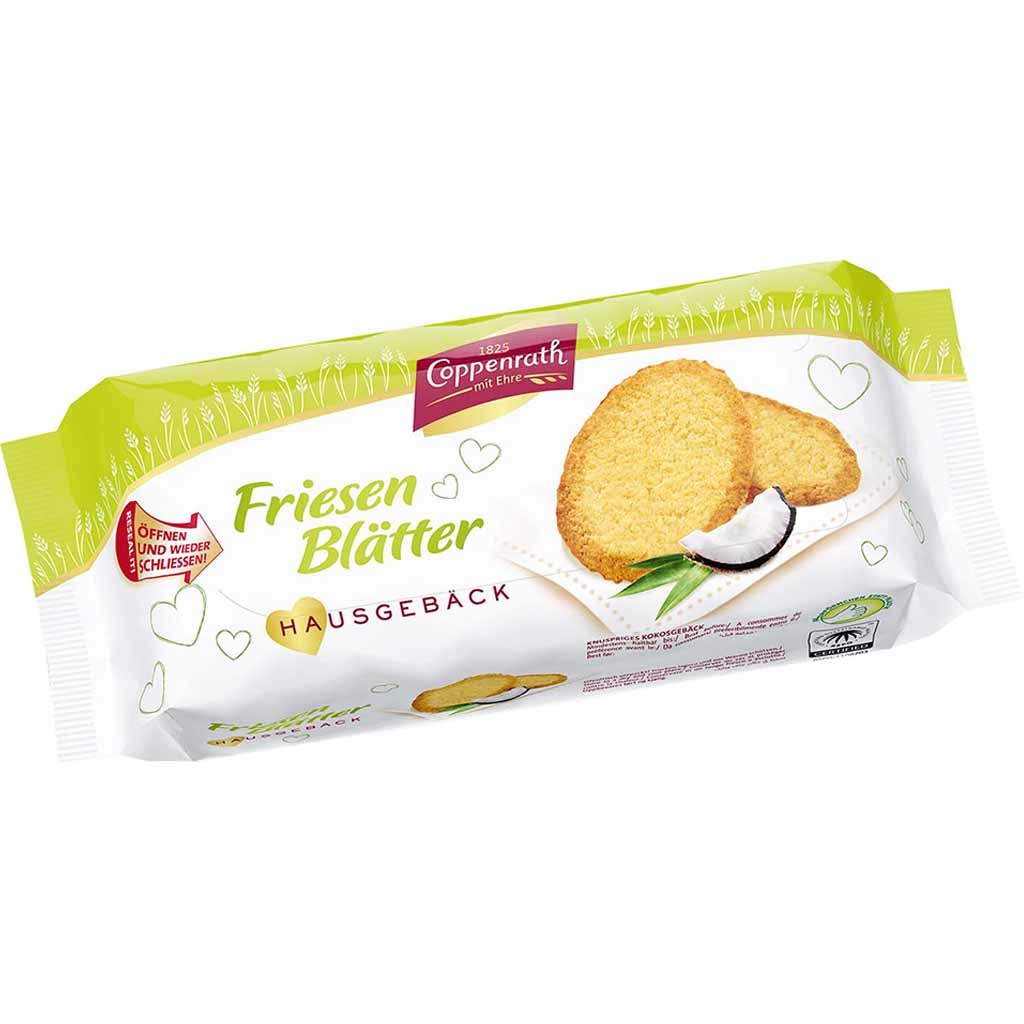 Coppenrath Hausgebäck Friesen Blätter 200g MHD:11.8.25