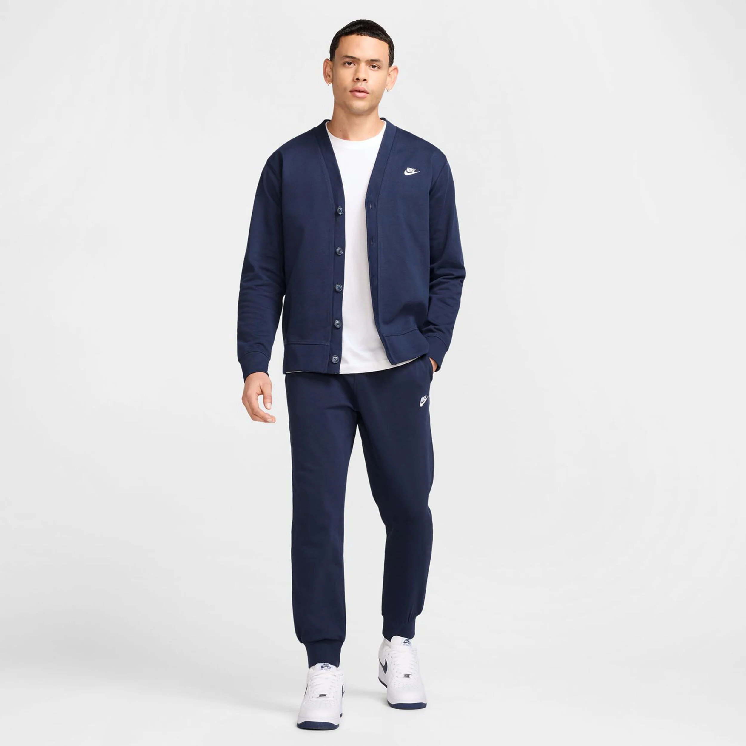 Nike Club Knit Pantalon Survêtement Hommes - Bleu Foncé