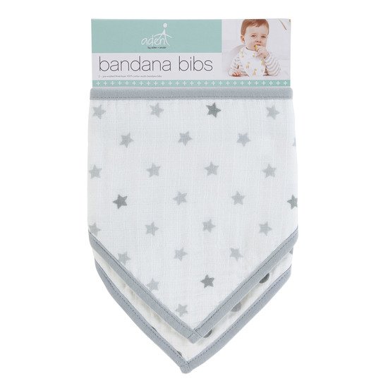 Lot de 2 bavoirs bandana   Natural History        de               aden + anais essentials