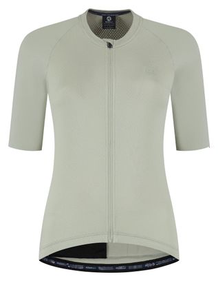Maillot Manches Courtes Vélo Rogelli Essential II Taupe Femme