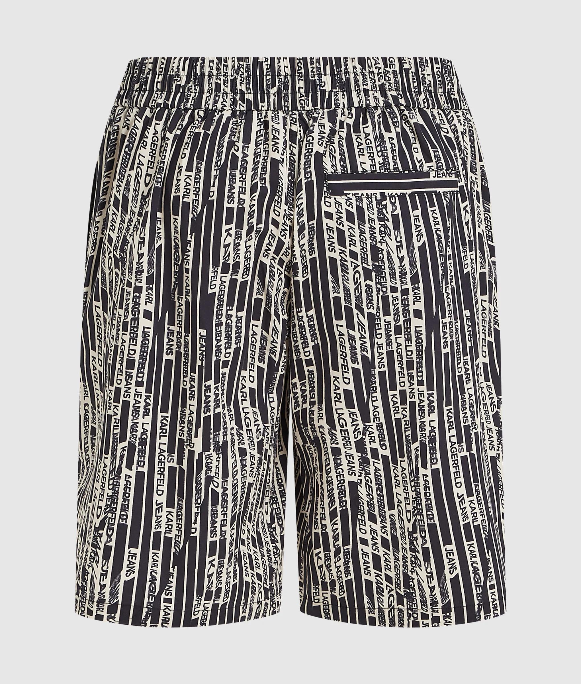 Korte broek met all-over print