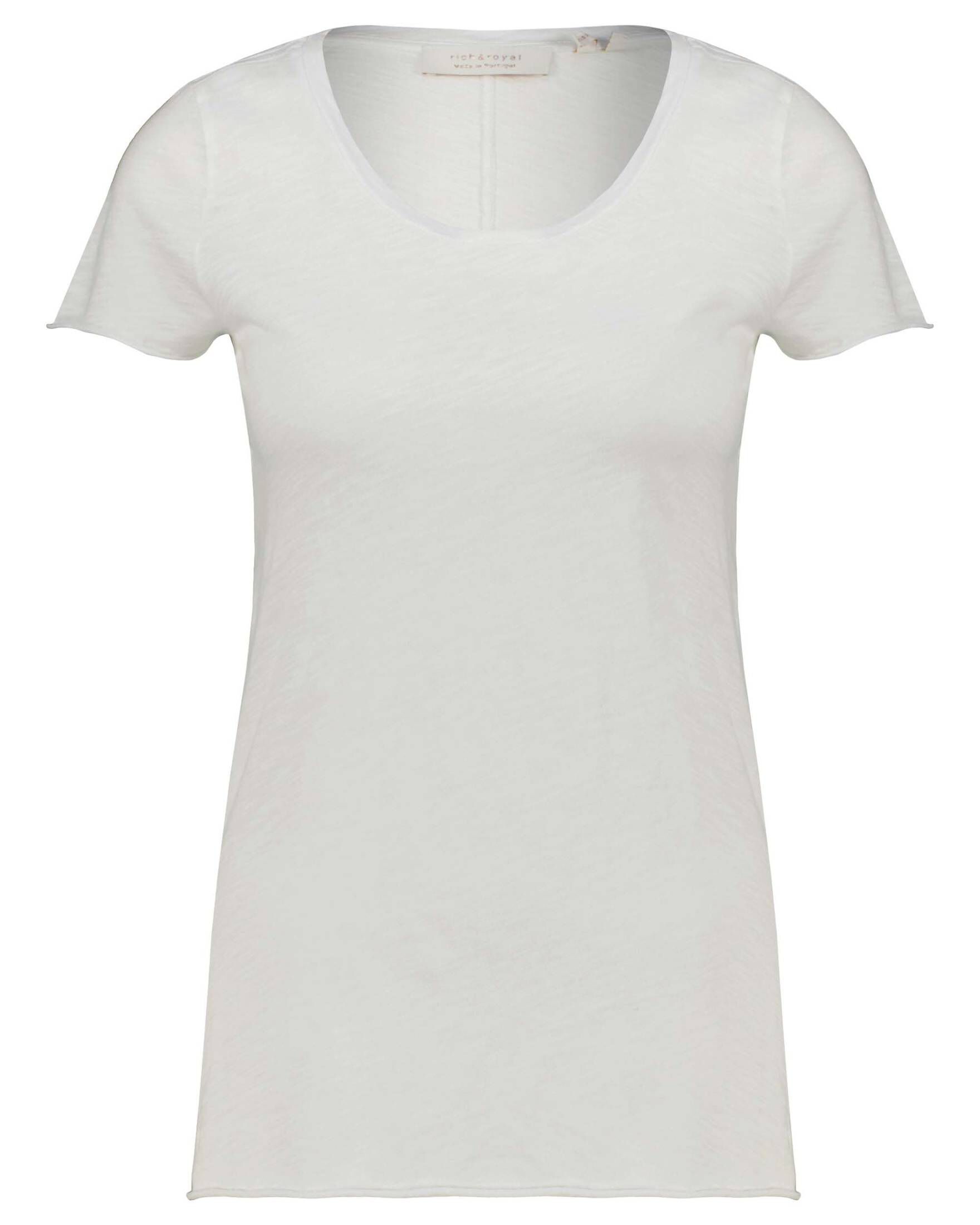 Rich & Royal| Damen Shirt SLUB Kurzarm