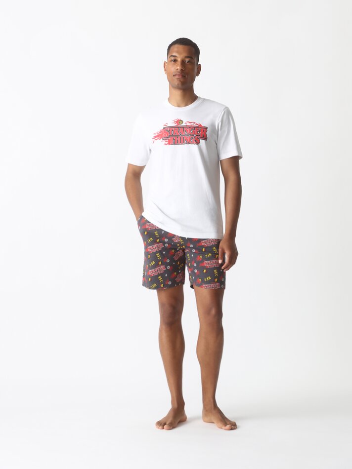 Pijama Stranger Things - Branco