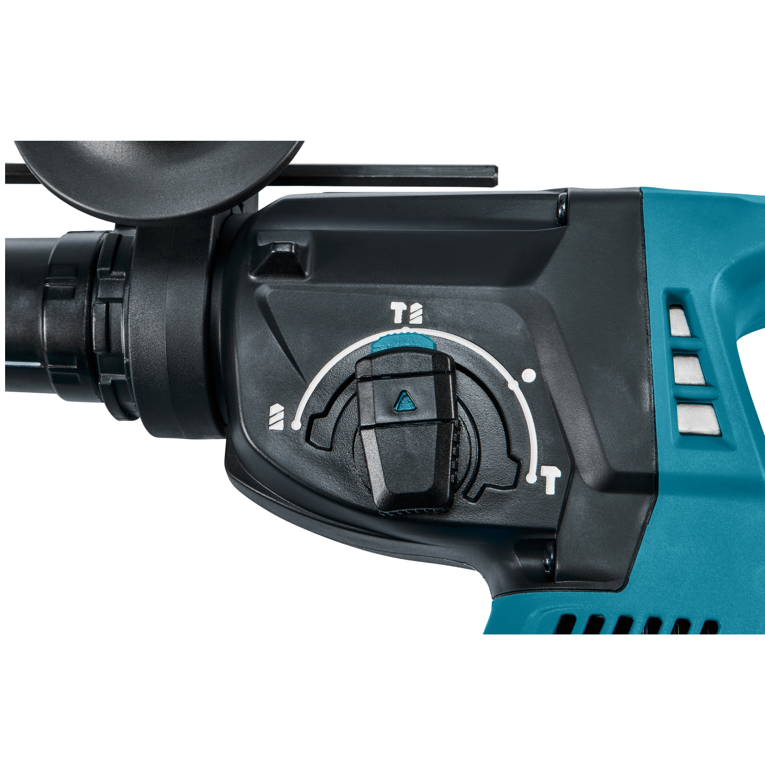 Makita DHR243T3JW 18V Li-Ion Accu SDS-plus combihamer incl. snelspanboorkop en stofafzuiging set (3x 5.0Ah accu) in Mbox - 2J - koolborstelloos