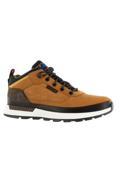 Baskets basses timberland field trekker mid lace up em5 medium brown nubuck