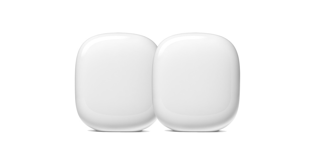 GoogleNest Wifi Pro mesh router  (Wit, 2 stuks)