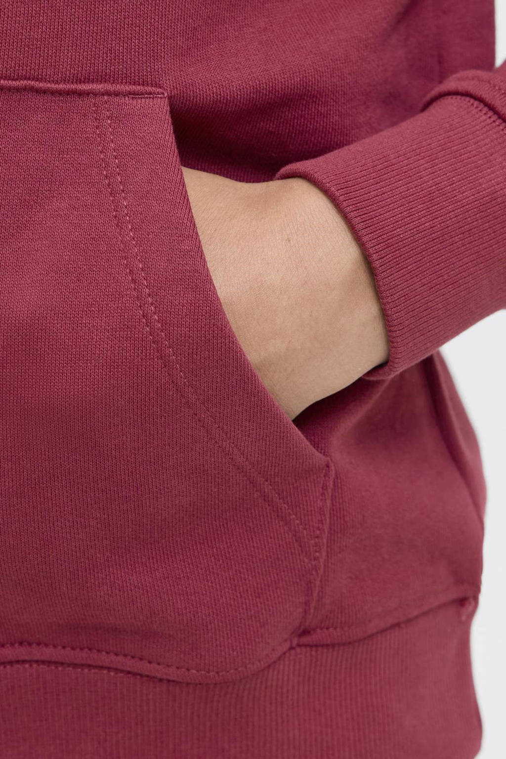 JACK & JONES JUNIOR hoodie donkerrood