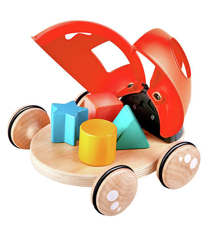 Hape Ziehspielzeug - Marienkäfer m. Klötze