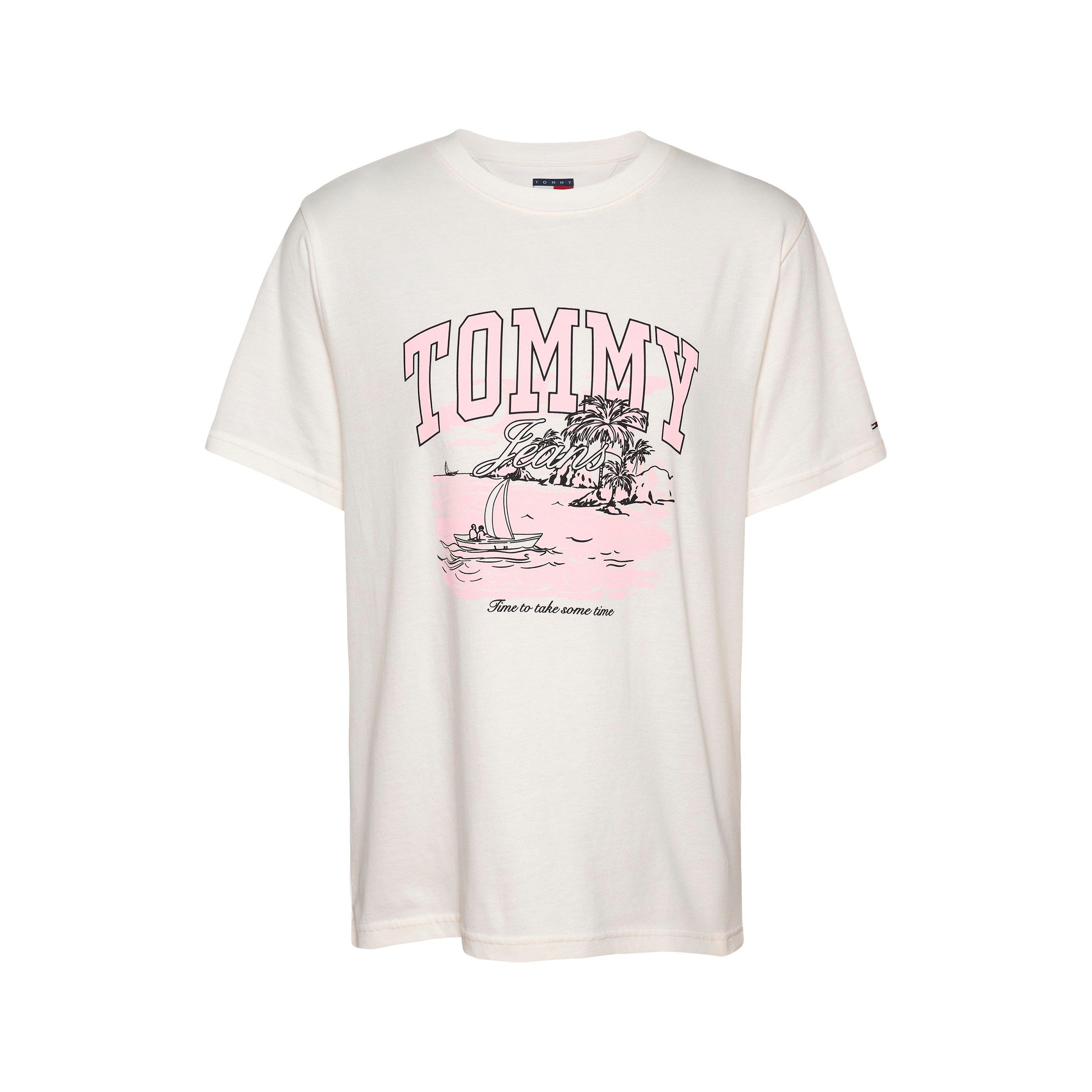 Tommy Jeans TJW RLX TONAL TROPICS TEE