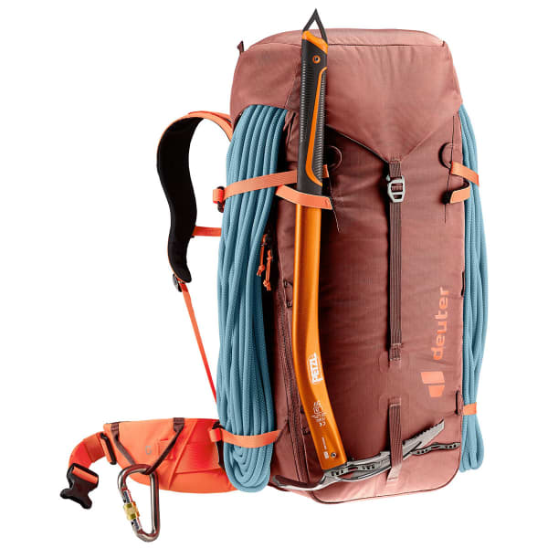 Sac à dos alpinisme DEUTER GUIDE 34+8 REDWOOD-PAPAYA
