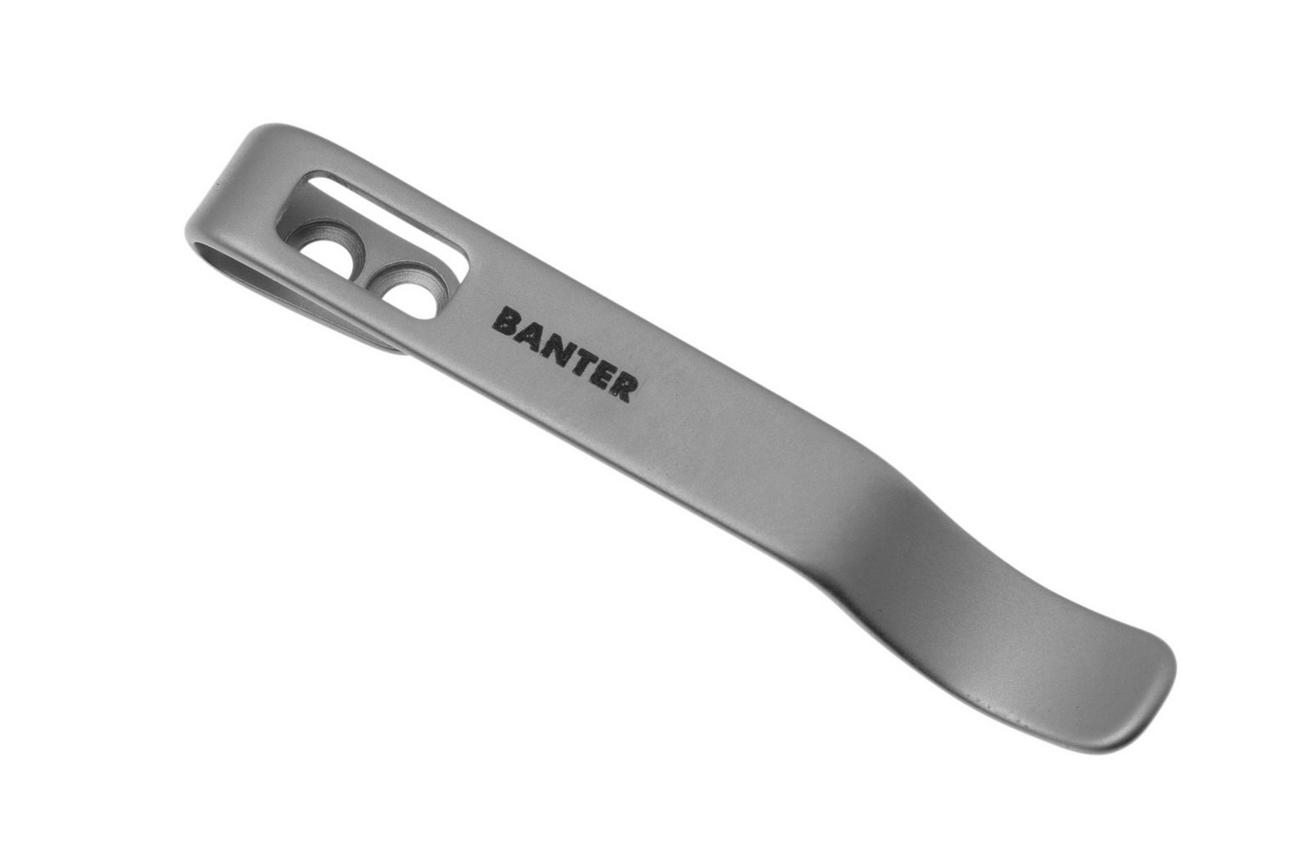 Civivi Pocketclip Stainless CA-07B zonder schroeven, Ben Petersen design