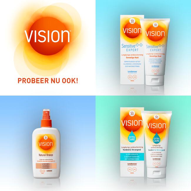 Vision Zonnebrand Face Fluid SPF 30 50 ML