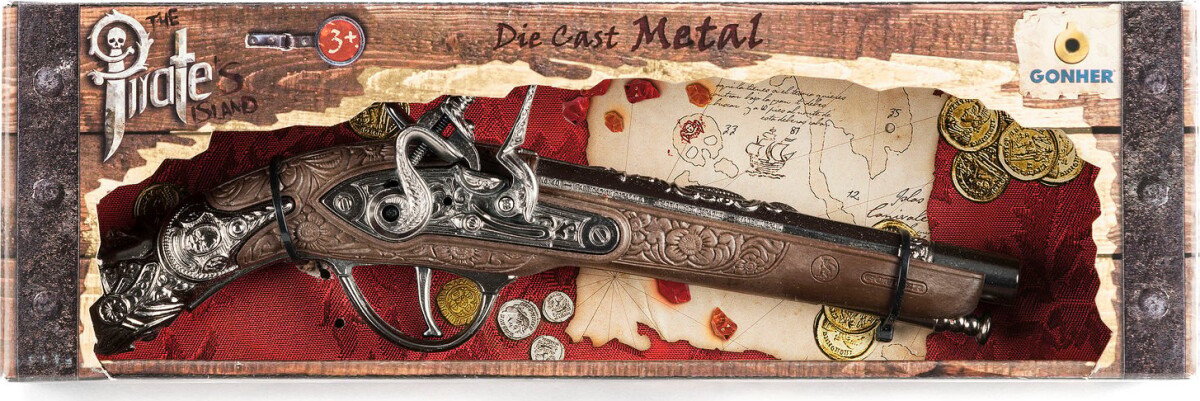 Gonher - Die Cast Metal Piratpistol