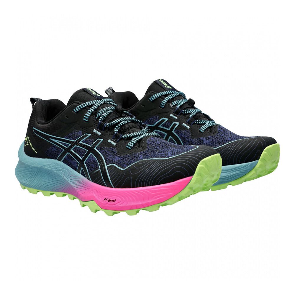 Asics GEL-TRABUCO 11 - Chaussures trail Femme black/gris blue