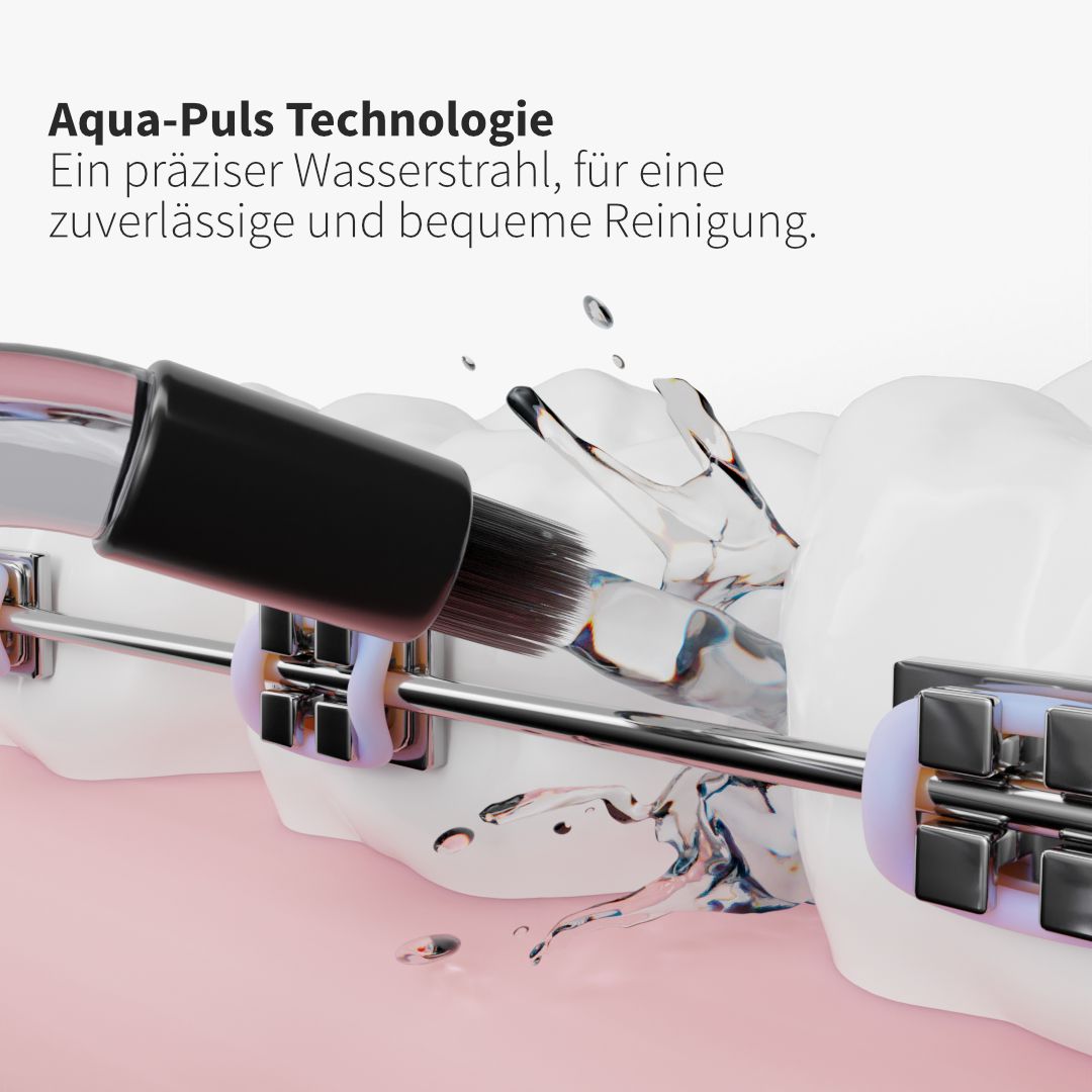 Zahnheld Ersatzdüsen Deep Care schwarz (6Stück)