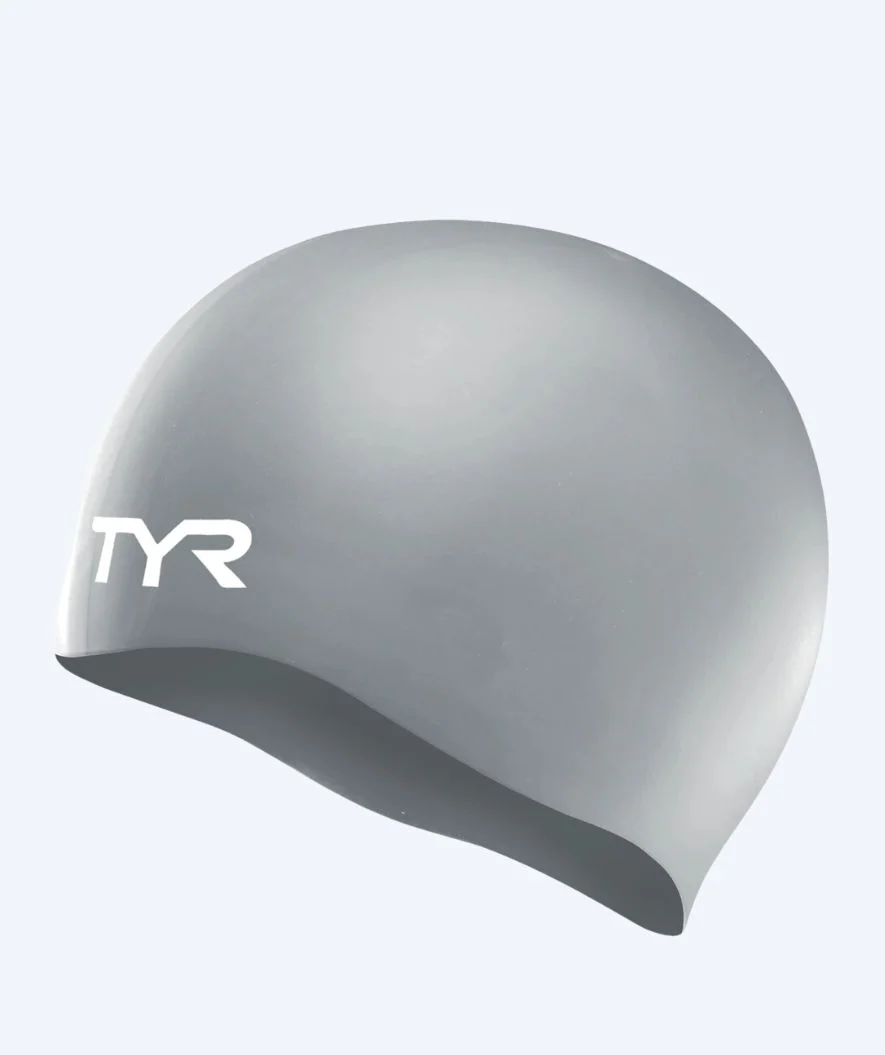 TYR badehætte - Silicone - Sølv