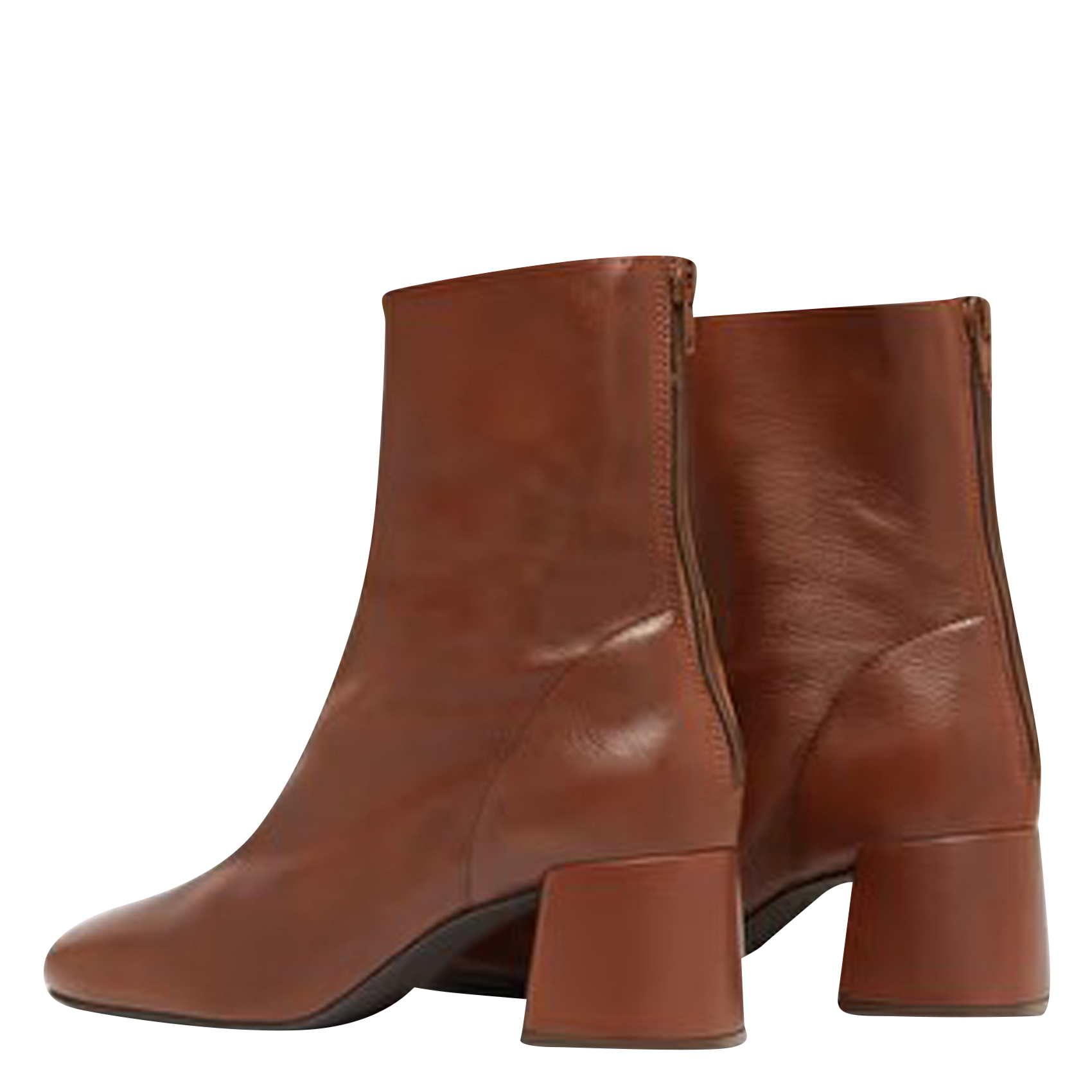 DENONIE - Bottines en cuir | Marron