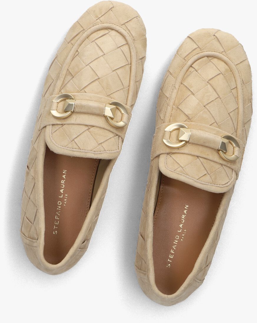 beige stefano lauran loafers d24063