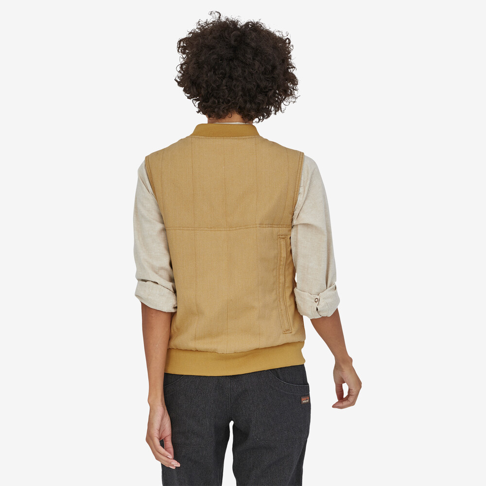 Damen-Ganzjahresweste aus Hanf-Canvas