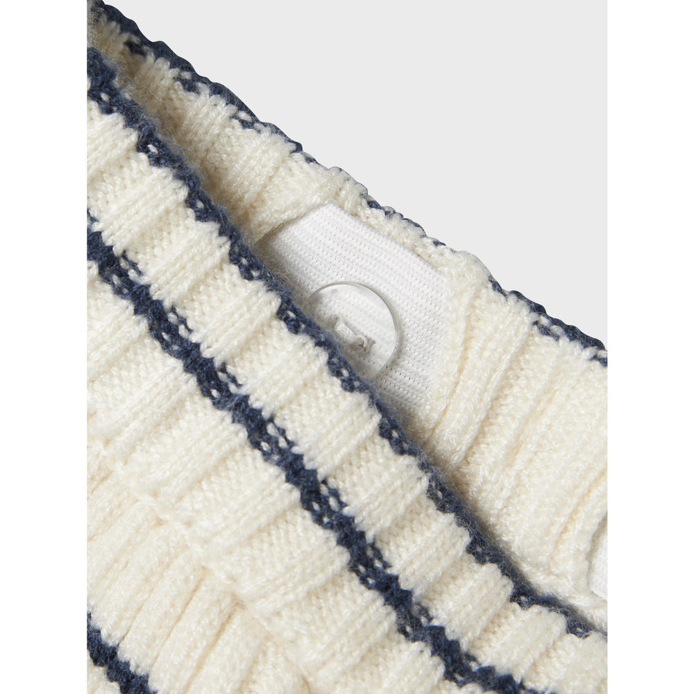 Køb Name It Insignia Blue Cloud Dancer Nbmostripe Strik Bukser