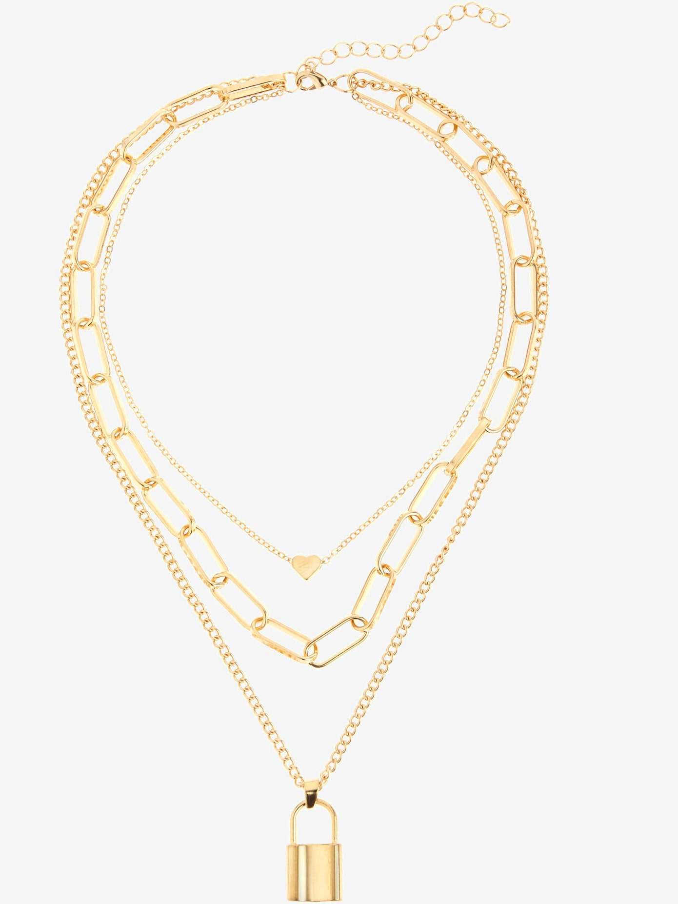 Ensemble de colliers avec petits pendentifs