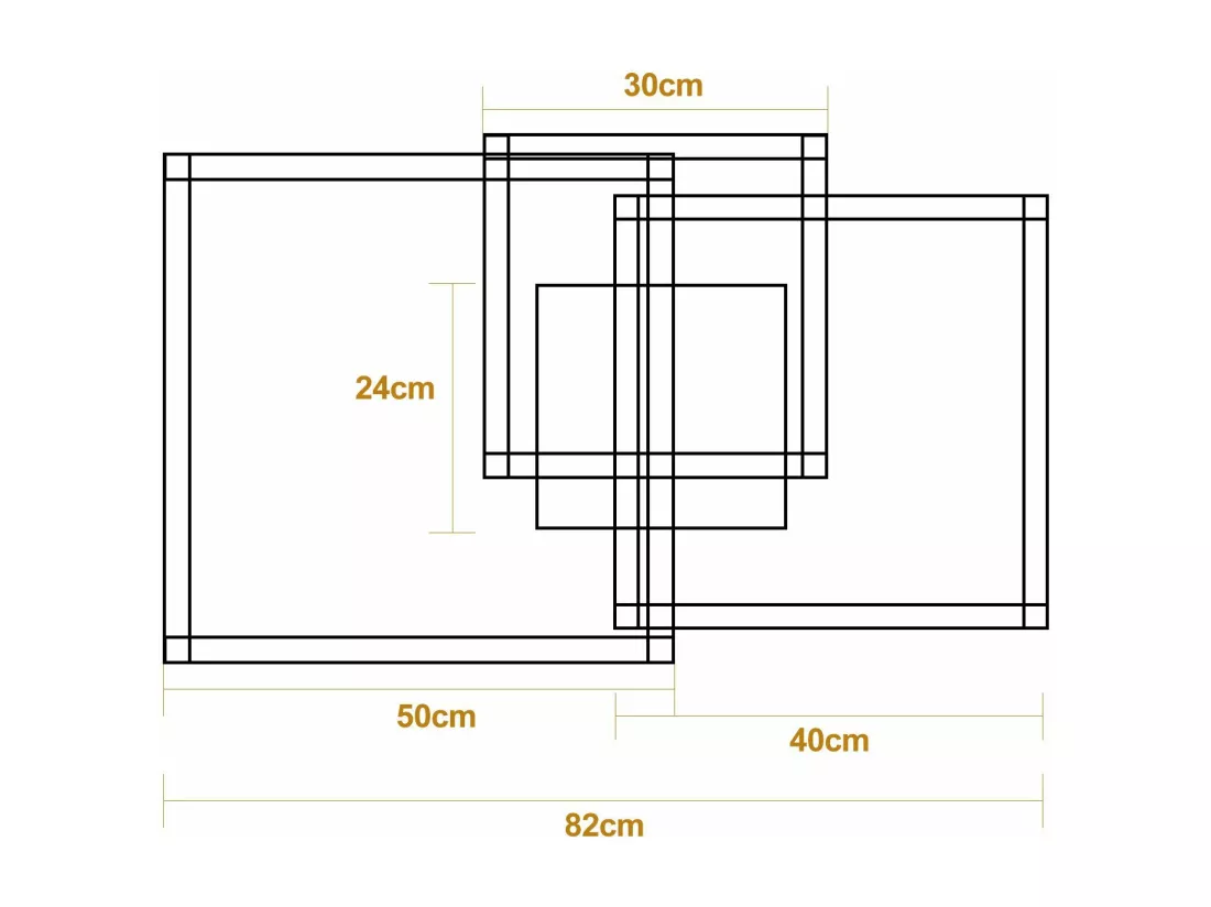 NETTLIFE Plafonnier LED Lampe de Salon Noir Dimmable avec Télécommande 84 W Lampe de Chambre Moderne pour Cuisine Couloir Bureau Salle à Manger