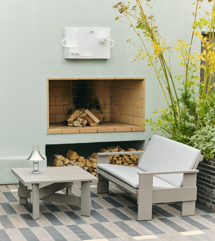 Hay Zitkussen voor Crate lounge sofa beige