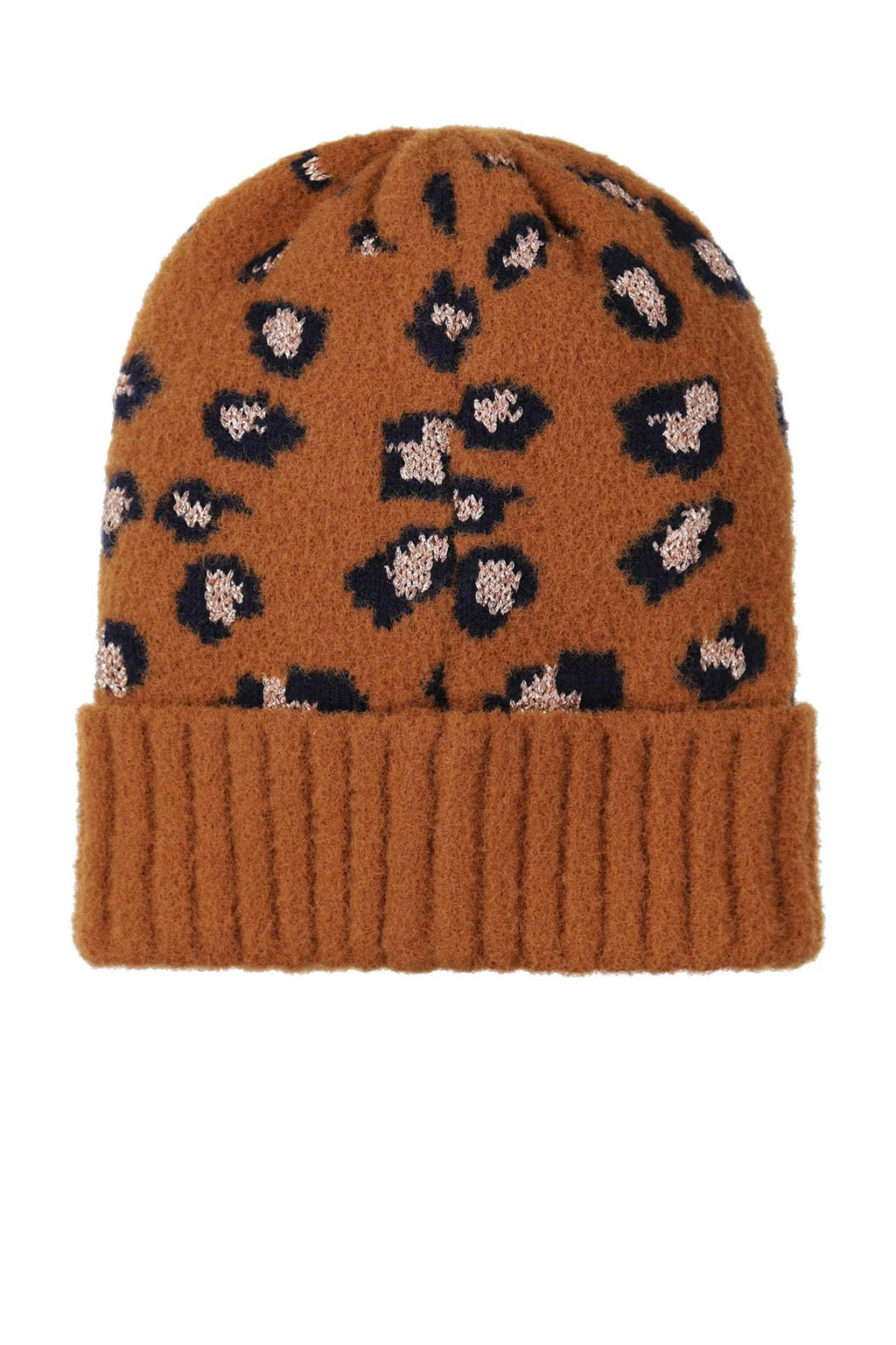 Tumble 'n Dry muts met panterprint bruin