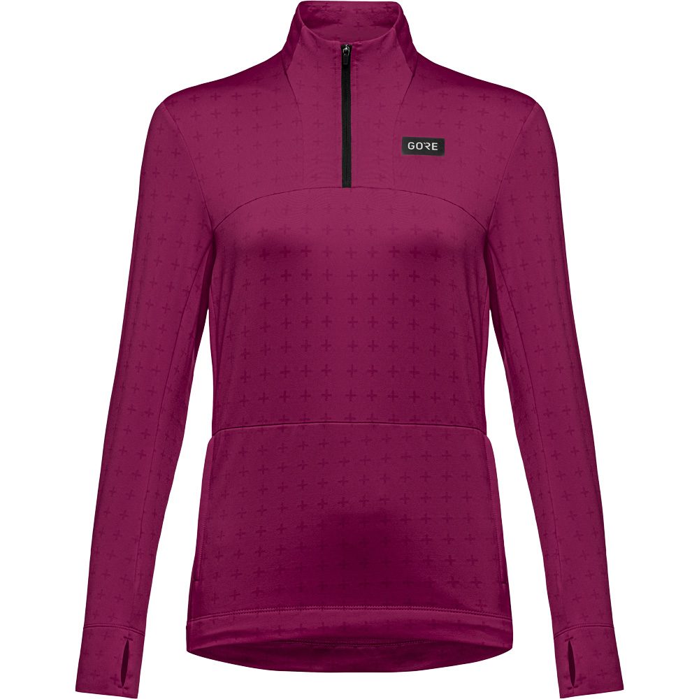 GOREWEAR Trailkpr Hybrid 1/2-Zip Midlayer Damen process purple