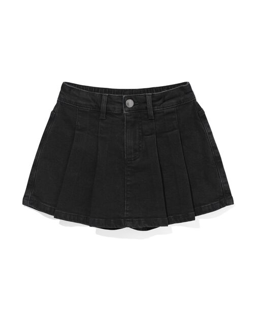 jupe-culotte enfant avec plis noir