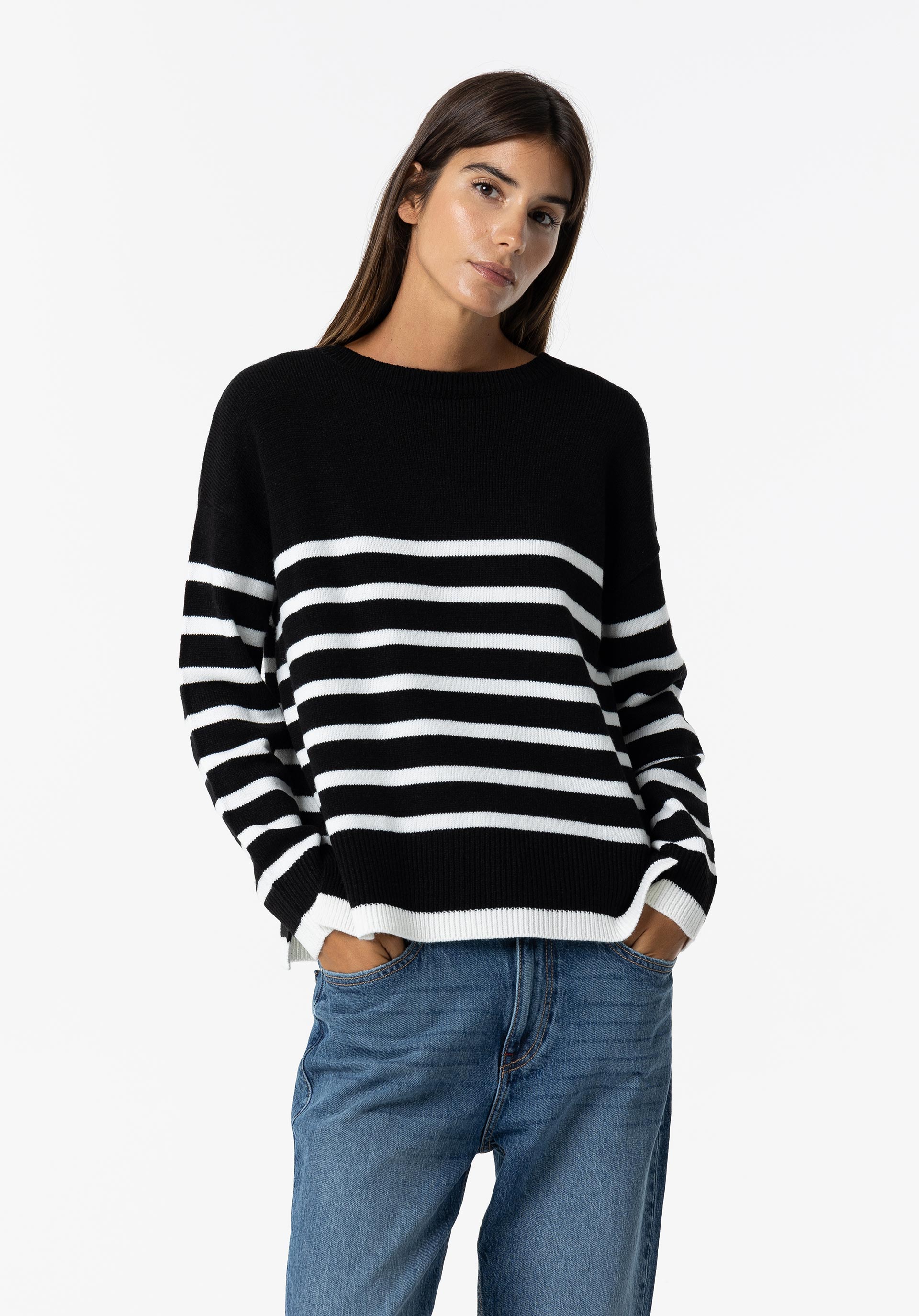 Camisola de Malha às Riscas