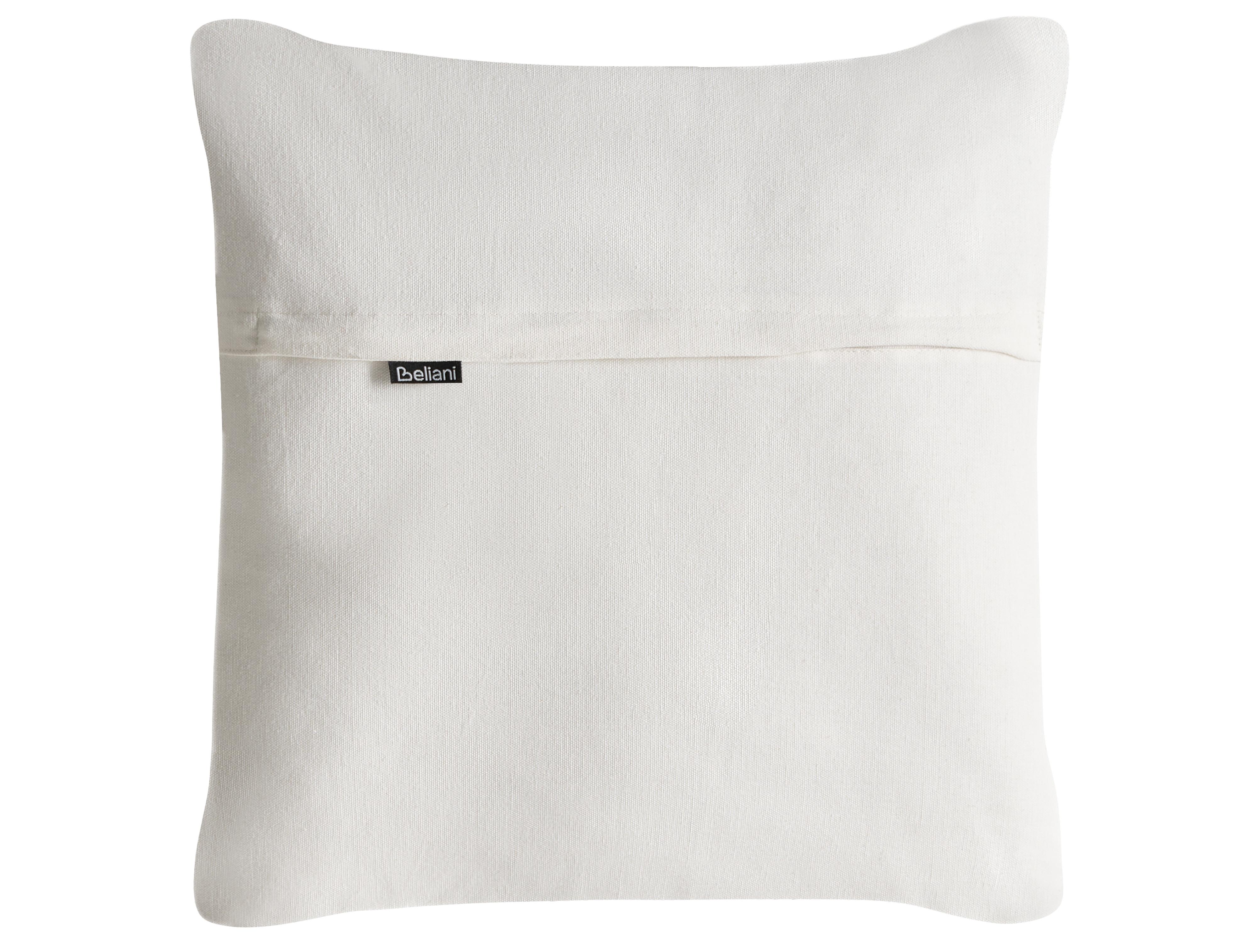 Set van 2 sierkussens GARCINIA Katoen 30 x 50 cm 45 x 45 cm Wit bloempatroon
