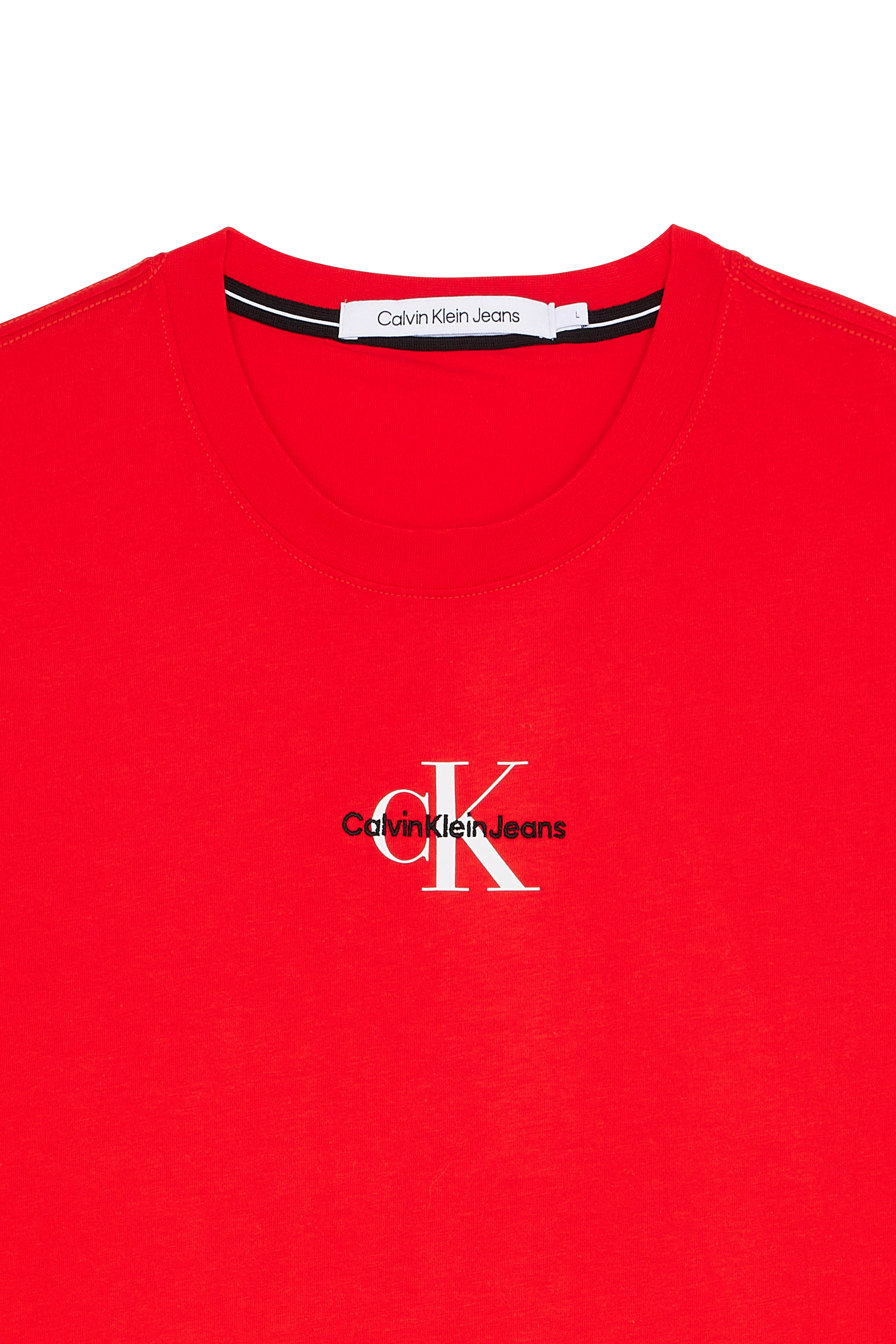 CALVIN KLEIN JEANS T-shirt  MONOLOGO REG SS Rouge