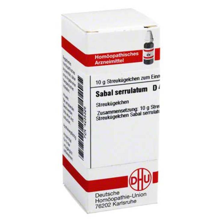 DHU Sabal serrulata D 4 Globuli, 10 g